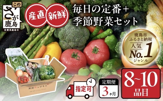 
            野菜ソムリエ選定 肥前の国 お野菜 3ヶ月 定期便 ふるさと納税 佐賀県 鹿島市 D-77 
          