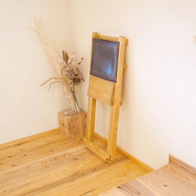 ふるさと納税 美咲町 【裏地あり(ブラック)】ランドセルチェア DIYキット　ナチュラル塗装 |  | 02