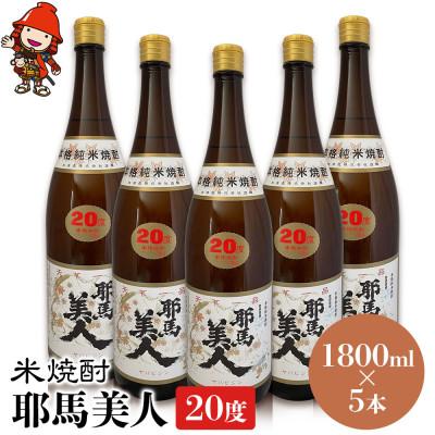 ふるさと納税 中津市 米焼酎　耶馬美人20度　 1,800ml×5