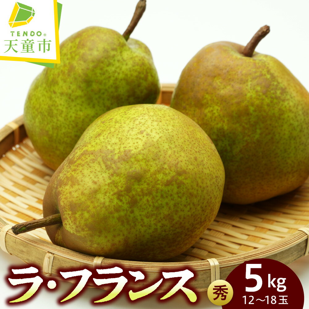 【ふるさと納税】 ラ・フランス 約 5kg 令和8年産 先行予約 2026年 西洋梨 洋梨 果物 くだもの フルーツ 山形 お取り寄せ 産地直送 送料無料【 山形県 天童市 】