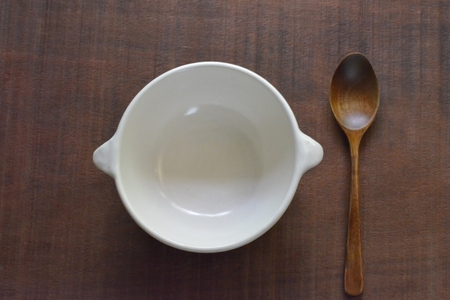 陶芸工房 雲歩窯「耐熱スープ皿」２色セット ※直火調理OK