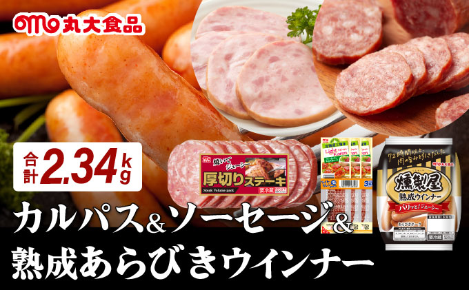 燻製屋熟成あらびきウインナー・ソーセージセットB [a145-003]