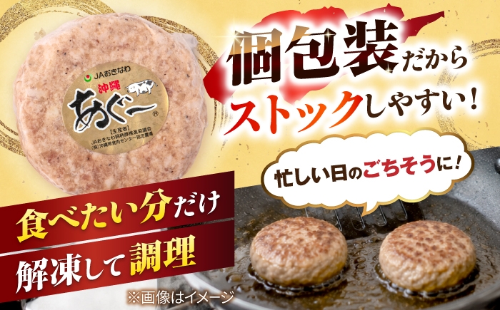 ハンバーグ あぐー豚ハンバーグ 個包装 沖縄産 あぐー豚 ハンバーグ はんばーぐ 国産 豚 はんばーぐ 冷凍 ギフト お取り寄せ