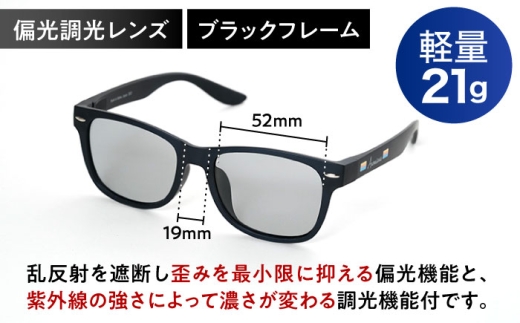 海洋プラスチック アップサイクル オーシャングラス 偏光調光レンズ レッドフレーム / サングラス 眼鏡 鯖江眼鏡 小浜市 / アノミアーナ [BFDM005]