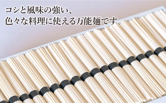 【 定期便 12回】手延べ うどん 1.5kg （50g×30束）  / 麺 乾麺 / 南島原市 / 池田製麺工房 [SDA061]