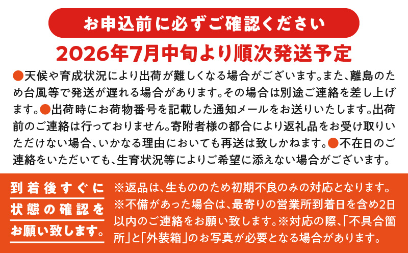 【2025年先行予約】田中マンゴー園のプレミアム完熟アップルマンゴー2kg（4玉） 　W001-012u