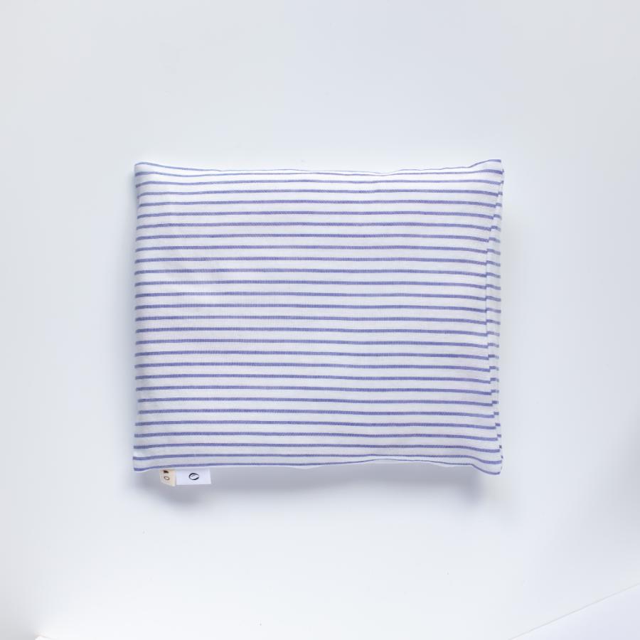 ＜ao×accos＞【大判】米ぬか玄米カイロ（よもぎ入り）ストライプ