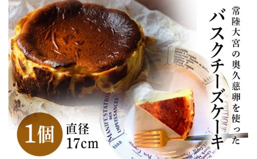 常陸大宮の奥久慈卵を使ったバスクチーズケーキ クリームチーズ 生クリーム コラボ 本場 茨城県 ho1337