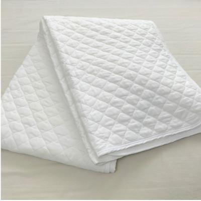 ふるさと納税 和歌山市 『和』【ダブル】紀州晒ガーゼ脱脂綿入り敷パッド1枚(140×205cm)ホワイト S74-D |  | 02