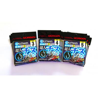 ふるさと納税 加東市 もりげん(MORIGEN)　釣針　超人チヌ　ケイムラ　9枚セット(3号・4号・5号/各3枚)