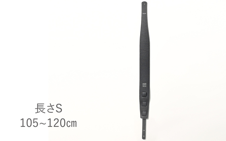 AQUBE MUSIC PRODUCTS ギターストラップ　シュリンク ブラック ［ S ］(裏面カラー：スムースベージュ)_0029-003-T05-3