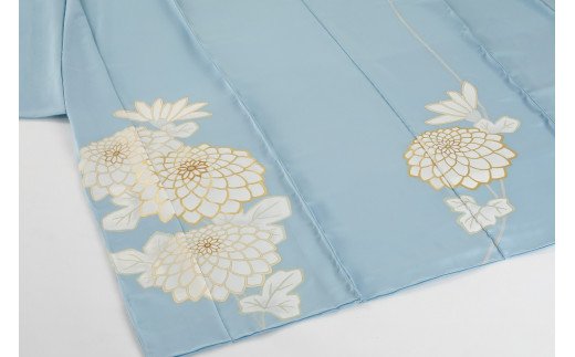 SG05　御山杉染め　訪問着きもの　菊