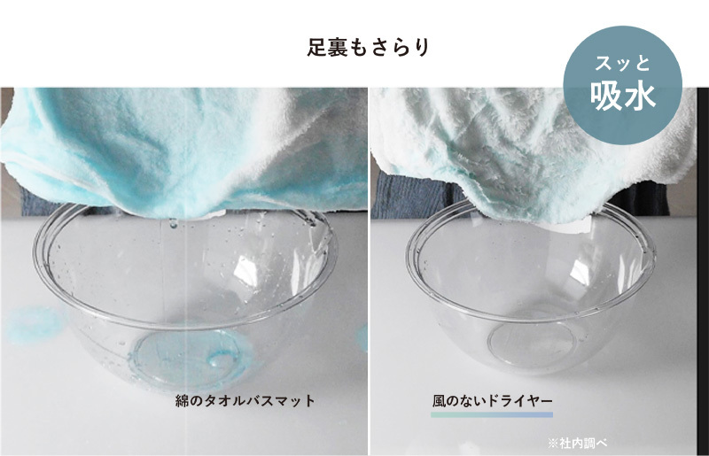 【スピード発送】風のないドライヤー バスマット2枚セット チャコールグレー【吸水マット バスマット 速乾 足ふき 吸水 脱衣所 風呂 速乾バスマット 洗濯機対応 生活雑貨 日用品】 G3944_イメー