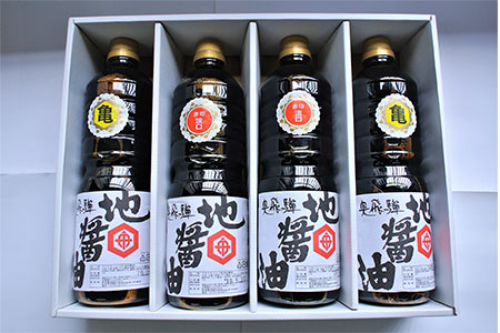 地の香り（醤油セット）１リットル×４本セット［B0051］