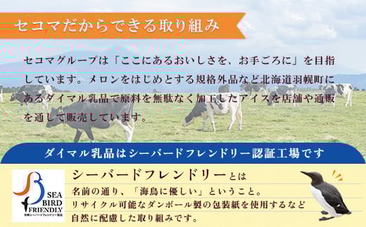 【Secoma】北海道アイスクリーム（バニラ12個セット）