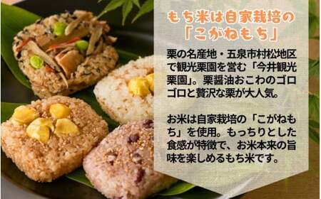 栗屋の彦べえのおこわ 8個 5種食べ比べ セット(化粧箱入)ギフトセット 詰め合わせセット おこわセット 新潟県 五泉市 今井観光栗園