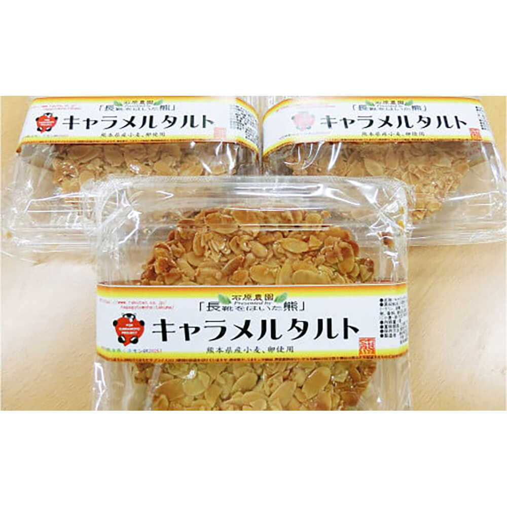 【ふるさと納税】【数量限定】手作りキャラメルタルト 5個セット (約直径15cm×5) / キャラメル お菓子 タルト たると デザート スイーツ【有限会社さんふれあ】[BHAK014]