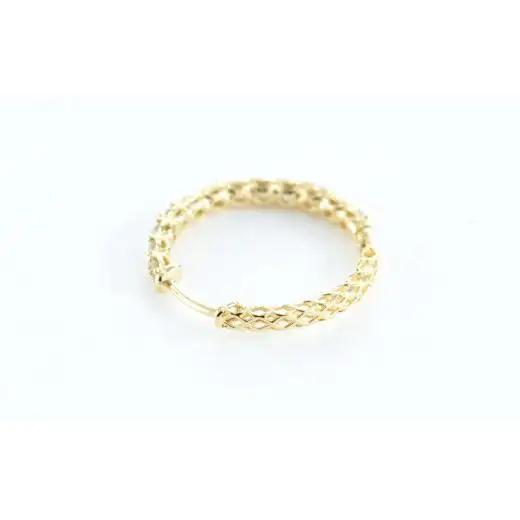 K18YG　ダイヤモンド　ピアス　1.0ct　17783B　K18　D　PE