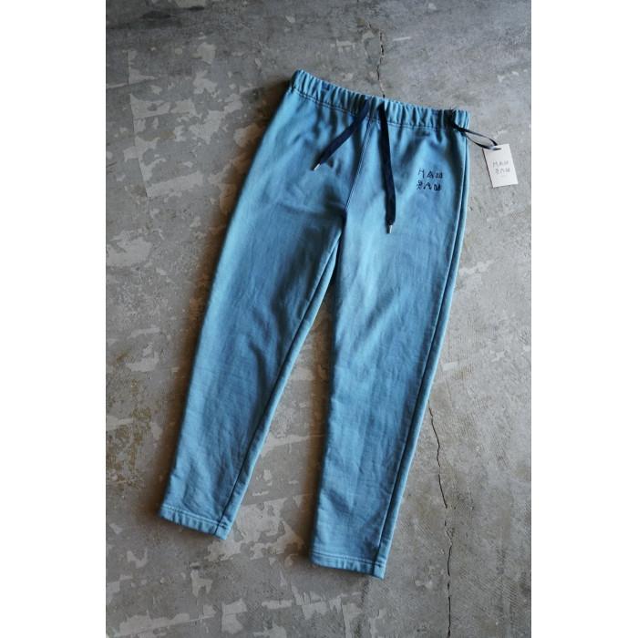 【ふるさと納税】[HAM IAM]【数量限定】本藍染めスウェットパンツ　あい(ブルー系)【M/L/XL】 | 衣料 ファッション 人気 おすすめ 送料無料