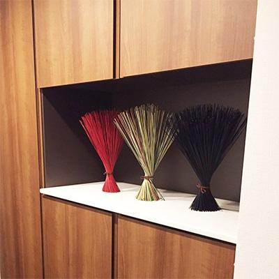 ふるさと納税 柳川市 イ草フラワー　小　350mm　ダークブルー【A0-044】 |  | 02