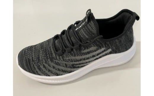 メンズスニーカー　BMS1675 （ブラック、25.0cm）