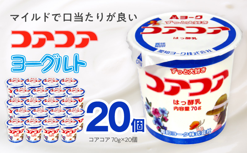 愛知ヨーク　コアコアヨーグルト　20個入［108A01］