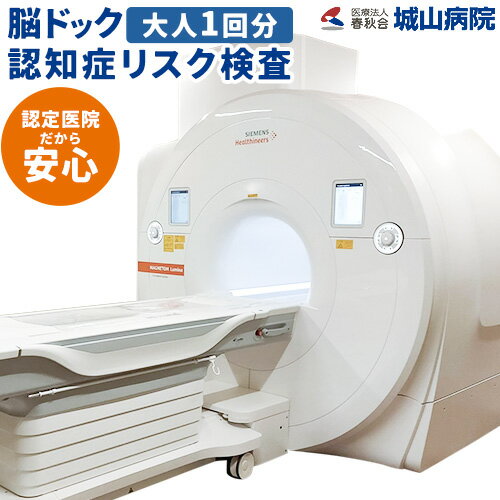 【ふるさと納税】脳ドック ・ 認知症リスク検査 大人 1回分 医療法人春秋会 城山病院 《30日以内に出荷予定(土日祝除く)》大阪府 羽曳野市 病院 検査 脳ドック 認知症 脳腫瘍 脳卒中 糖尿病 高血圧 病気