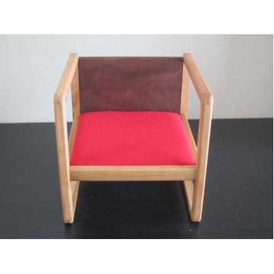 ふるさと納税 大郷町 幼児用多用途椅子 コロコロ (赤)