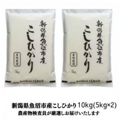 ふるさと納税 魚沼市 【令和8年産先行受付】農産物検査員お奨め、魚沼産こしひかり(精米)10kg(5kg×2)