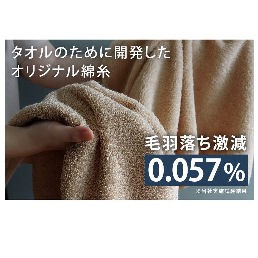 【スピード発送】 ヒオリエ ホテルタオル ビッグフェイスタオル 5枚 モカ【タオル 泉州タオル 吸水 普段使い 無地 シンプル 日用品 ふわふわ ふかふか 家族 泉州タオル】 099H1151_イメー