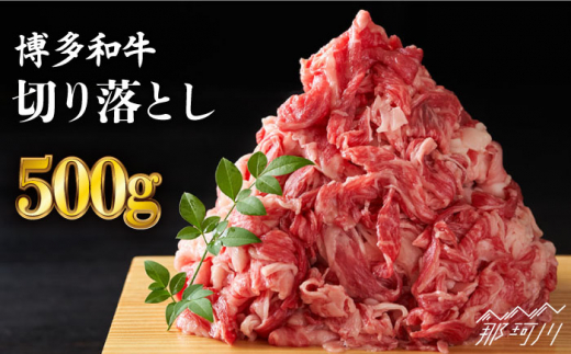 
【和牛の旨味を堪能！】博多和牛 切り落とし 500g＜株式会社MEAT PLUS＞那珂川市 [GBW008]
