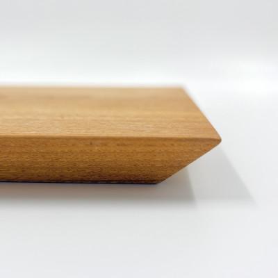 ふるさと納税 丹波市 ガラスのような木のお皿「一人膳 かく」正方形　クワ　Lサイズ　1枚 |  | 02