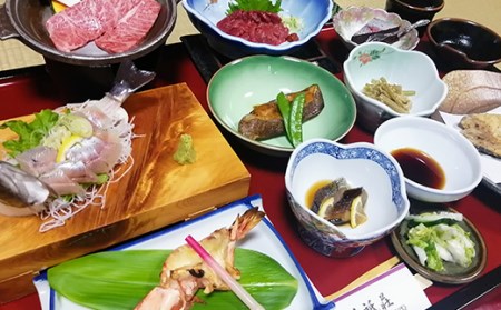 やすらぎの宿 桂祇荘（かつらぎそう） 秘境の温泉と大満足！豪華食事プラン ペアチケット F21T-173