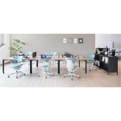 ふるさと納税 宮田村 コクヨチェアー　イング(ネイビー・本体白)/ラテラル・ホワイト/カーペット用(Wキャスター) |  | 02