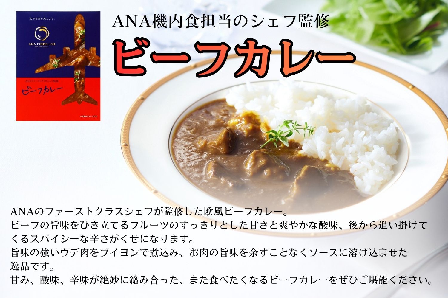ANA FINDELISH カレー3種セット　ギフトボックス入り（A1054-1）