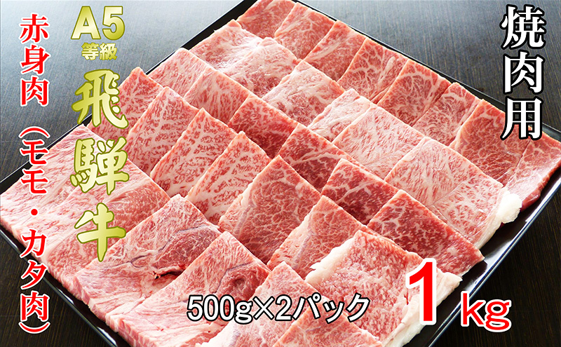 牛肉 飛騨牛 焼き肉 セット 赤身 モモ 又は カタ 1ｋｇ 黒毛和牛 Ａ5 美味しい お肉 牛 肉 和牛 焼肉 BBQ バーベキュー 【岐阜県池田町】