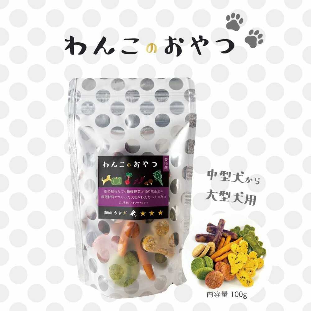 【ふるさと納税】16種類の厳選材料で作った「わんこのおやつ」3個セット 保存料 添加物 不使用【畑のうさぎ株式会社】[AXCG004]
