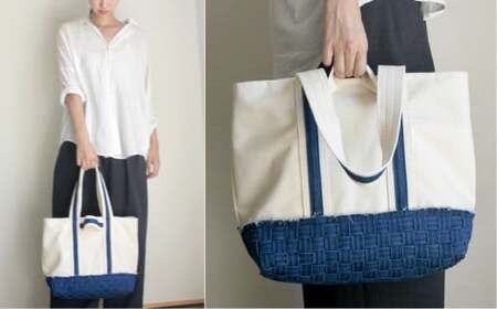 [beltloop]キャンバストートバッグ M デニム素材 デニム トート バッグ 鞄 かばん インディゴ 岡山県 倉敷市