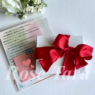 クラシカルなリボンブローチ(茶ーブラウン)希少なスワロフスキー®クリスタルを使用したRose Taraオリジナルデザインブローチ