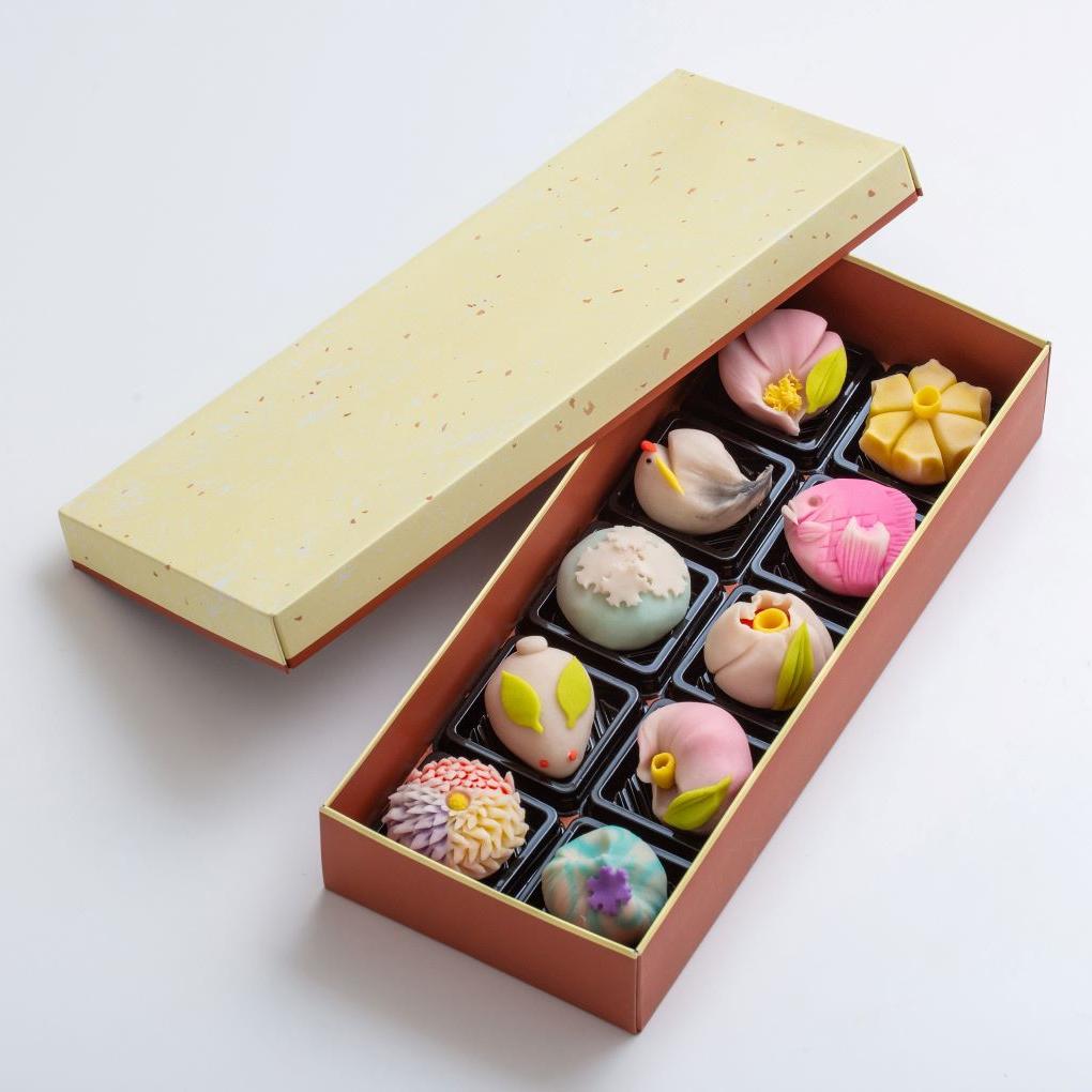 【スイーツ】「夢菓子工房ことよ」季節の練り切り菓子 冬篇 10個　ずーっと、眺めていたくなりますが、お早目にお召し上がりください。_イメージ5