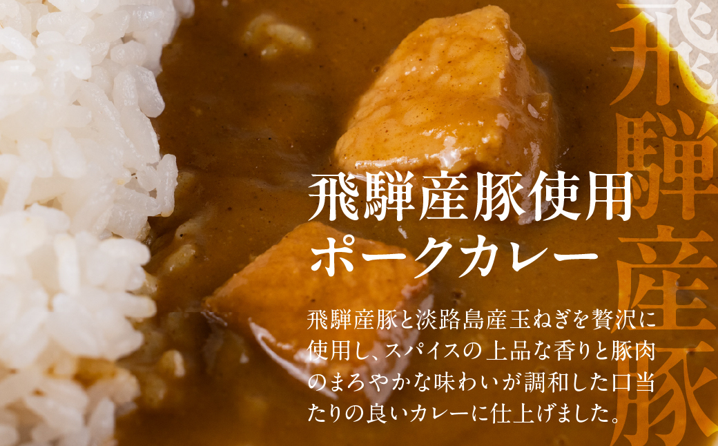 飛騨牛ビーフカレー・飛騨産豚使用ポークカレー＆福神漬けセット | ご当地 グルメ カレー 飛騨高山 株式会社永井商店 PG019