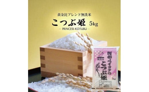 無洗米 こつぶ姫 5kg　7月下旬