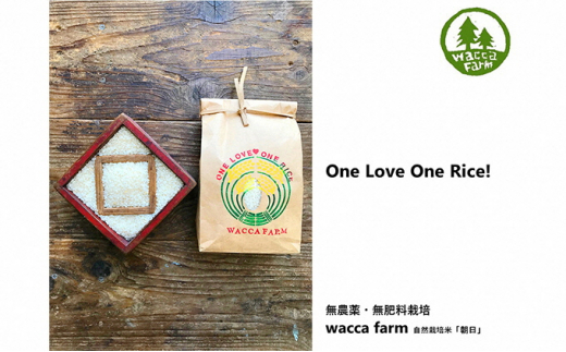 令和7年産 岡山県産 朝日米 玄米 5kg 自然栽培米 Wacca Farm | 農薬・肥料・除草剤不使用