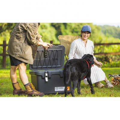 ふるさと納税 大河原町 クーラーボックス大型40L真空断熱HUGEL チャコールグレー アイリスオーヤマ[53751983] |  | 02