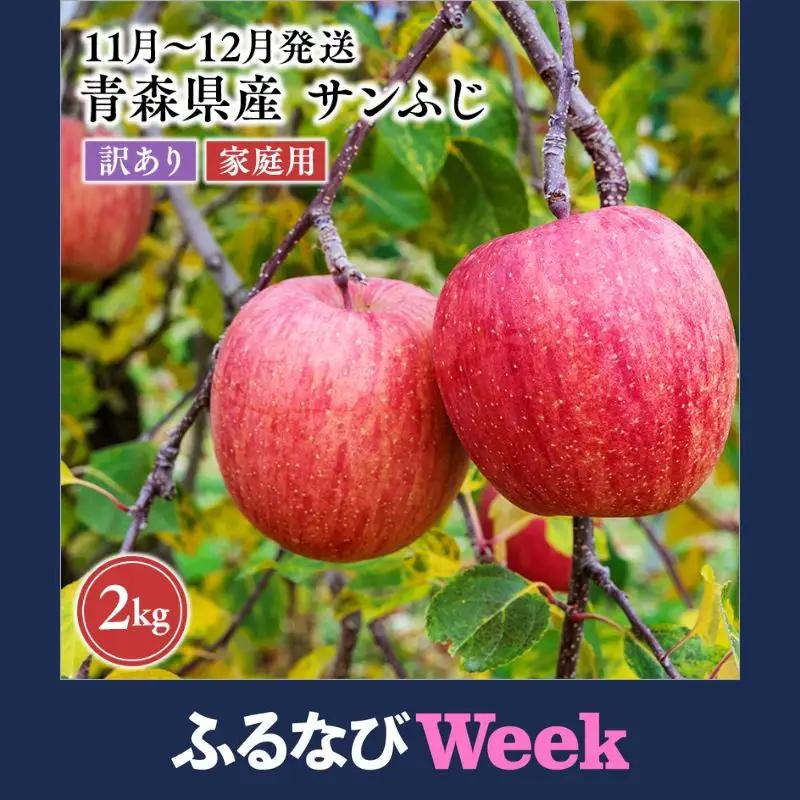 りんご　訳あり サンふじ 約2kg 青森県平川市産 FN-Limited-SP