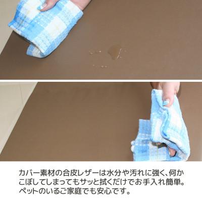 ふるさと納税 蒲郡市 極厚 ウレタンクッション 合皮レザー 座布団_カフェオレベージュ【G0472】 |  | 02