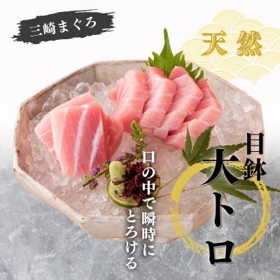ふるさと納税 三浦市 【至福のひと時】天然目鉢まぐろ 1kg(大トロ200g,中トロ400g,赤身400g) |  | 01