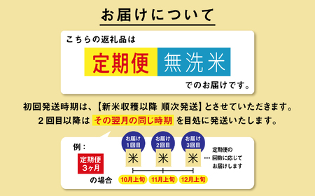 《先行予約》【6ヶ月定期便】無洗米 令和8年産 あきたこまち 25kg 無洗