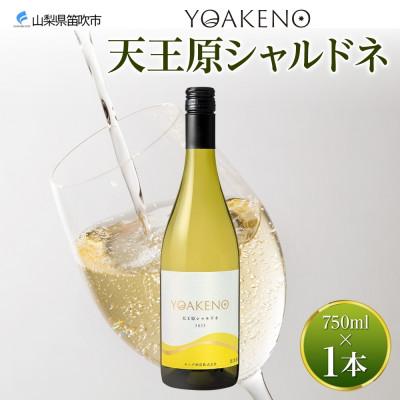 ふるさと納税 笛吹市 山梨県 YOAKENO 天王原シャルドネ 750ml×1本 白ワイン 辛口 モンデ酒造 笛吹市
