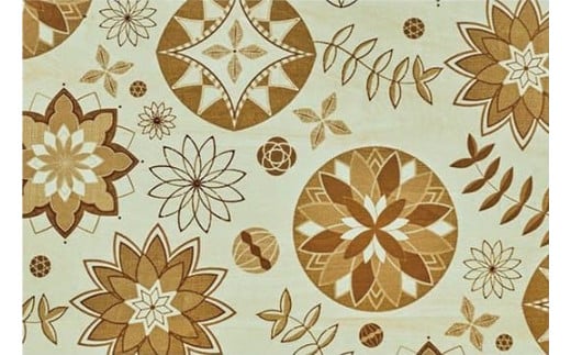 M71-0003-5	_chabu table Kagari Flower(Brown)